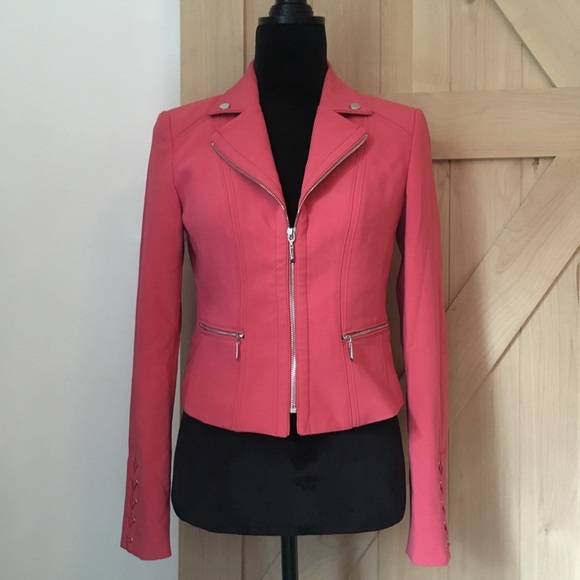 White House Black Market Jackets & Blazers - WHBM Salmon Blazer Suit Jacket Size 2